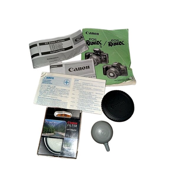 Canon EOS Rebel XS 35mm Film Camera/Bag/MANY Access - Picture 6 of 8